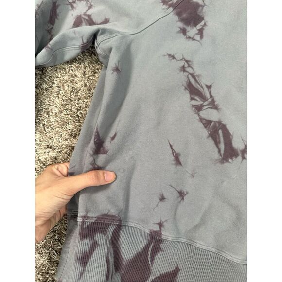 Lululemon Ready To Roll Crew Pullover Crewneck Sweatshirt Shibori Gris Magnum 6 - Picture 11 of 11